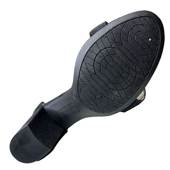 NEW Bandolino Women’s Armory Faux Black Suede Sandal 7M - Picture 11 of 11